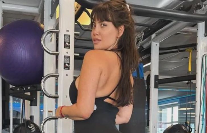 Wanda, en el gimnasio.