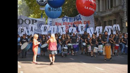 hubo un alto acatamiento docente en la primera jornada del paro de 72 horas