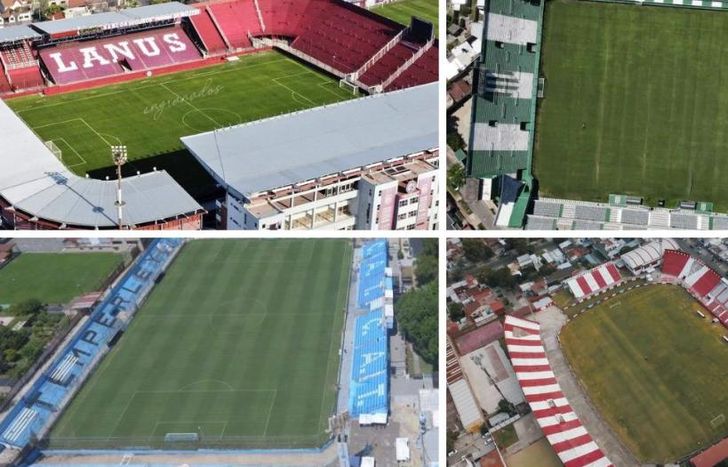 Estos cuatro estadios son los más grandes de la región.