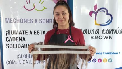 Mechones X Sonrisas suele hacer varias jornadas de recolección de mechones.