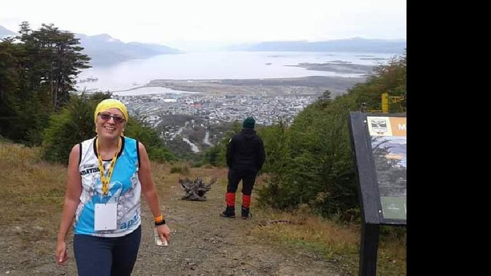 Obertini, en Ushuaia, cumplió su gran desafío.