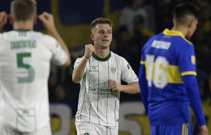 Galoppo celebró su último gol ante Boca.