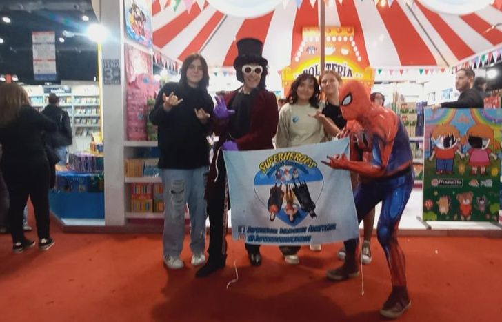 Algunos personajes dijeron presente en la Feria del Libro.