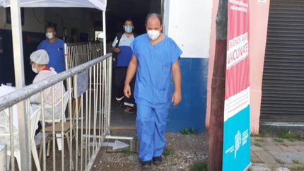 Mariano Ortega Soler, en la escuela Número 29.