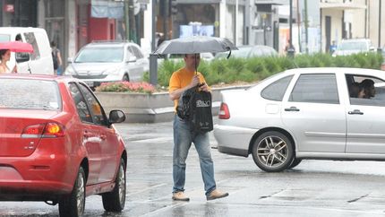 Llovió durante la madrugada y la mañana.