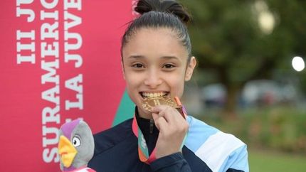 La taekwondista lomense le dio una medalla de oro a la delegación nacional.