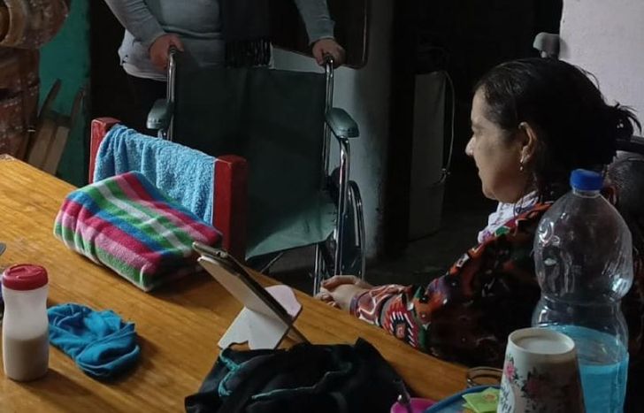 Una donación fundamental para la vecina de Fiorito que actualmente reside en Centenario.