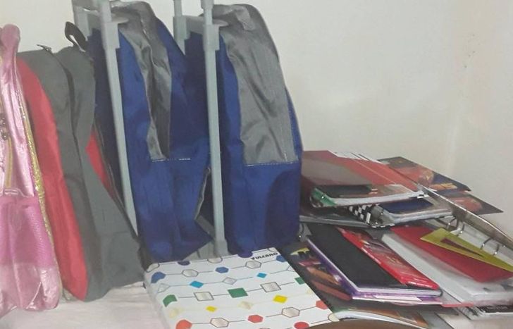 Cualquier tipo de útiles es bienvenido, ya sea nuevo o usado en buen estado.