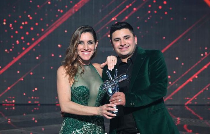 El ganador, con Soledad.