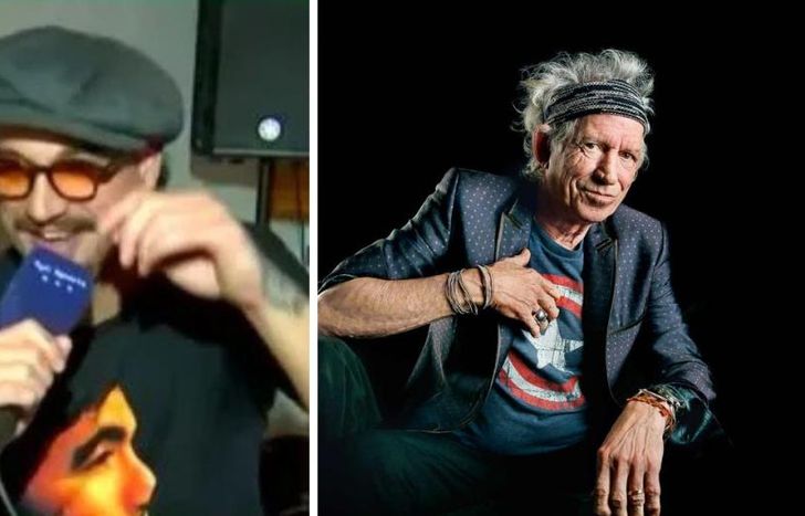 Osvaldo y su ídolo.