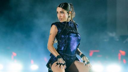 María Becerra llega al Movistar Arena. María Becerra llega al Movistar Arena.
