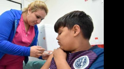 ya comenzaron a aplicar la antigripal en echeverria