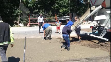 Las obras comenzaron unos días atrás y avanzan a paso firme.