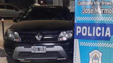 El auto secuestrado fue usado en el robo.