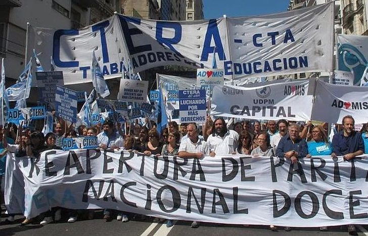 La iniciativa de CTERA también fue respaldada por otros sindicatos en medio del conflicto docente.