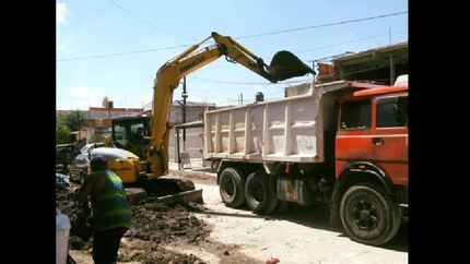 pavimentan el barrio 7 de enero de avellaneda