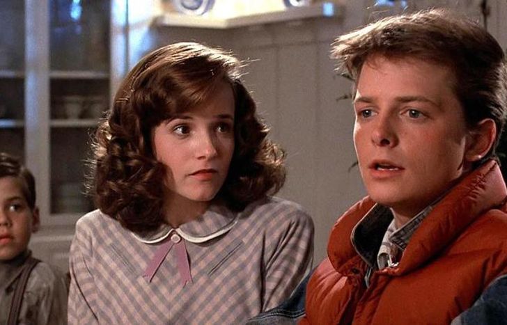 Una escena de Volver al futuro.