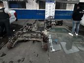 Encontraron varias autopartes robadas.