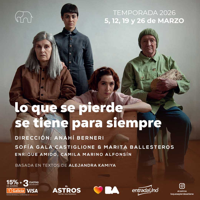 Una obra de teatro con Sofía Gala. 