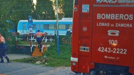 Operativo en el lugar de la tragedia. Operativo en el lugar de la tragedia.