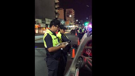 refuerzan los controles sorpresivos de alcoholemia en calles y avenidas