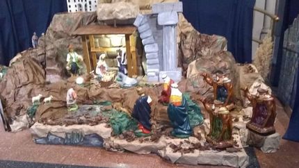 El pesebre ya se encuentra armado y a la vista de todos los vecinos. El pesebre ya se encuentra armado y a la vista de todos los vecinos.