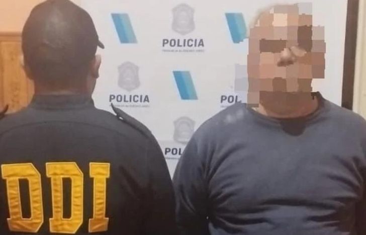 El hombre detenido en Temperley.