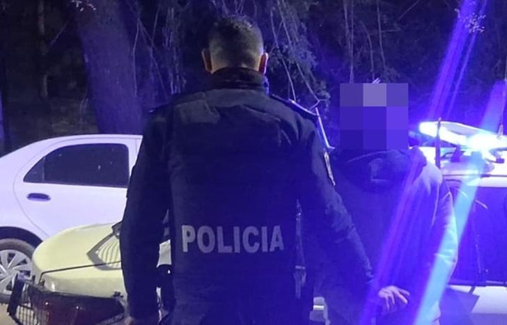 El momento de la detención.