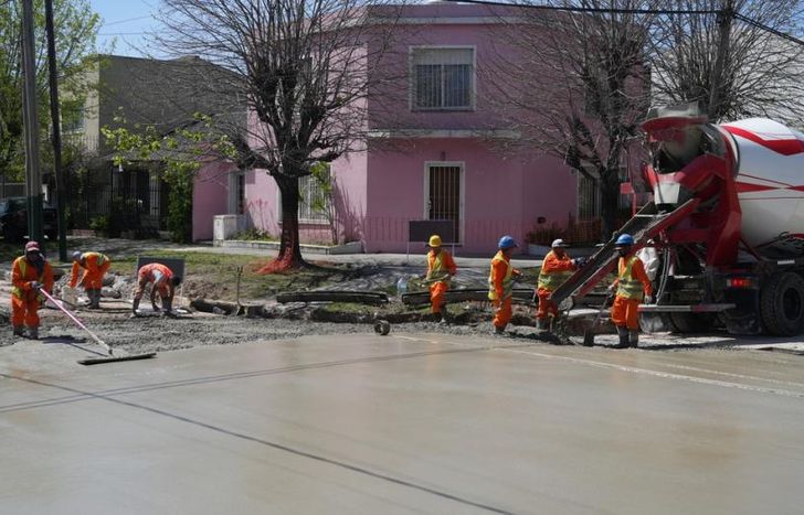 Este año se abrieron más de 100 frentes de bacheo en hormigón.