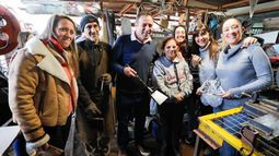 La herrería Principios Eternos funcionaba en el barrio La Cava, de Fiorito.