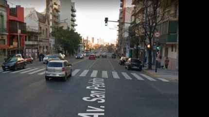 fue en pleno centro del barrio porteño de flores.