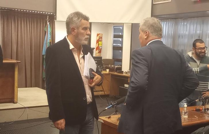 Roberto Fernández, defensor oficial de Villalba, y Manuel Garrido, abogado de Bazán.