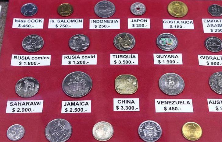 Las monedas son un elemento de colección, incluso en los niños.