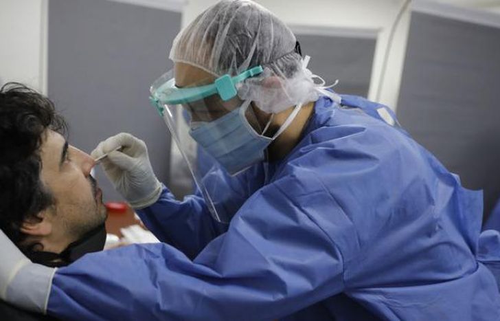 Un 56,96% de los infectados de hoy son de Provincia y Ciudad.