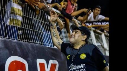 Diego generó un furor en los hinchas.