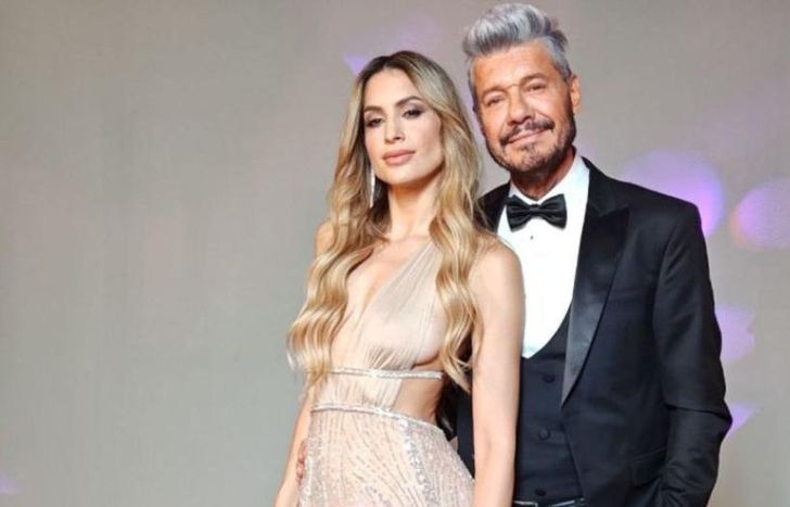 Milett Figueroa y Marcelo Tinelli.