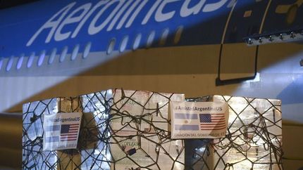 El aeropuerto de Ezeiza se convirtió en epicentro de vacunas.