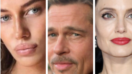 la novia de brad pitt y un polemico mensaje: ¿dedicado a angelina jolie?