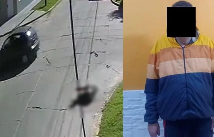 El detenido negó haber atropellado a Jonathan.