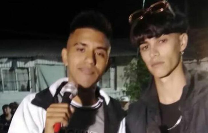 El Jack junto a un amigo.