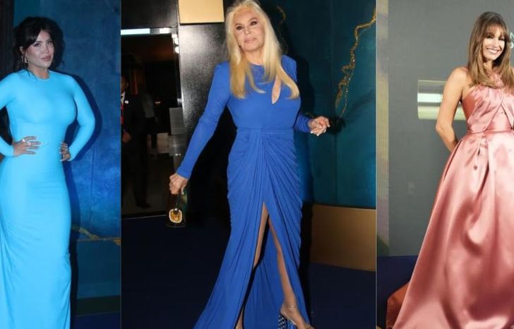 Los colores brillaron en los Martín Fierro. Wanda Nara, Susana Giménez y Pampita en la alfombra azul.
