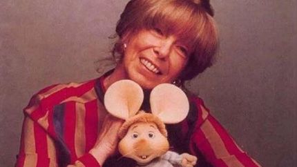 María Perego y su creación.