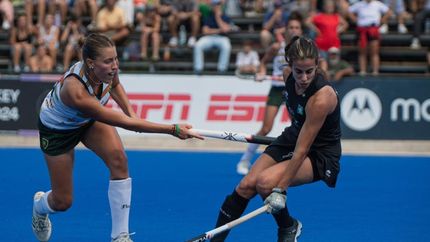 Emma Knobl, frustrada por el empate.