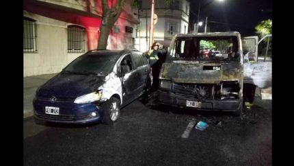 Así quedó el vehículo.