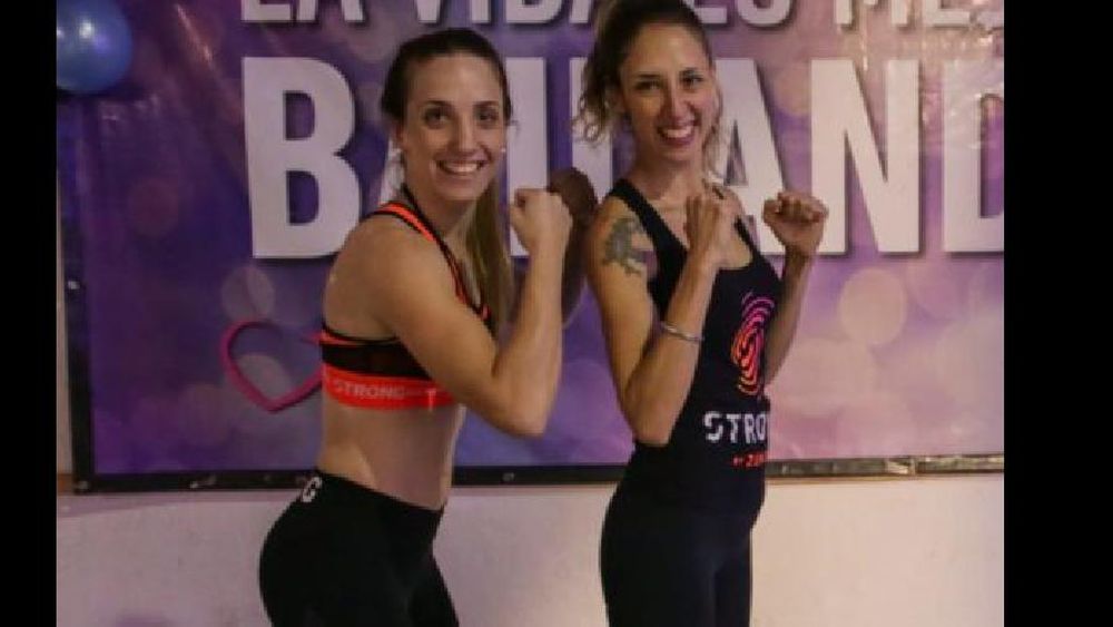 las instructoras de Lanús que organizan la master.
