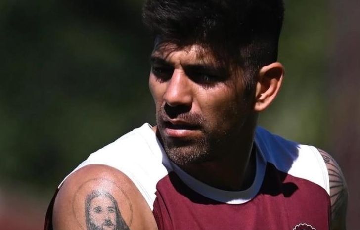 Leandro Díaz provocó un escándalo en el amistoso entre Lanús y Tigre.