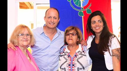 insaurralde y volnovich encabezaron una visita con charlas y anécdotas.