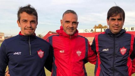 Rolón (izquierda), con Bonnassiolle y Besasso.