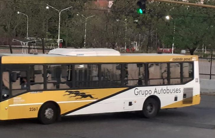 Fue a bordo de un colectivo de la línea 542.