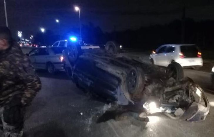 A bordo iban cuatro personas.